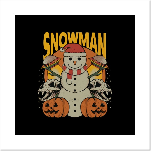 SNOWMAN Wall Art by BERKAH SERAWUNG